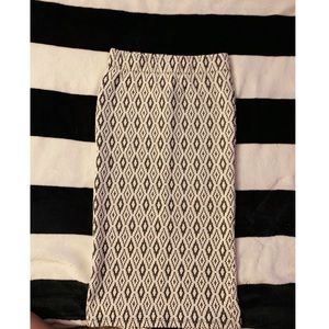 Pattern Pencil Skirt